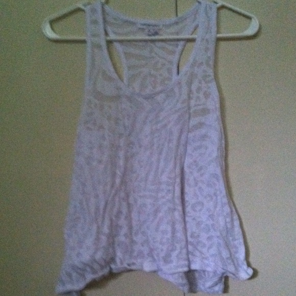 White zebra print shirt