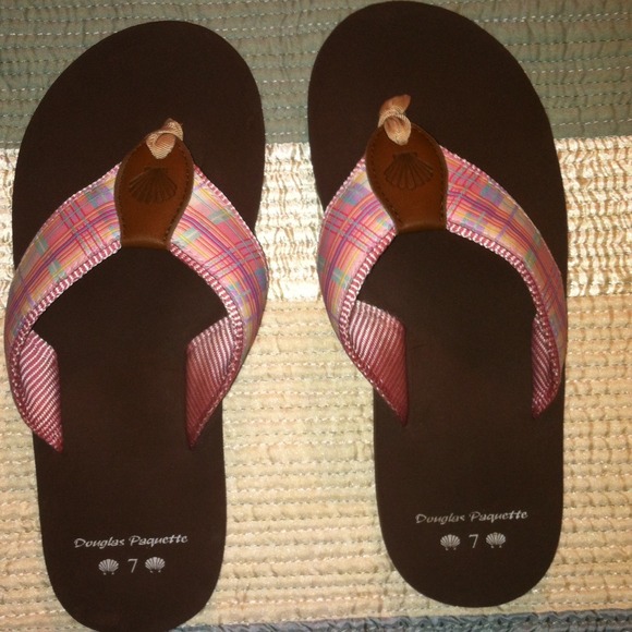 Pink & Brown Douglas Paquette Sandals