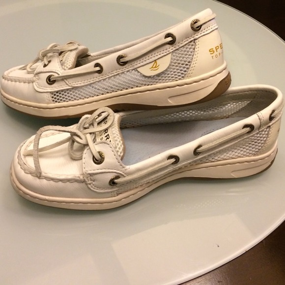 Angelfish white/mesh Sperry's