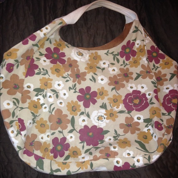 Floral hobo bag