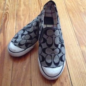 Coach slip ons
