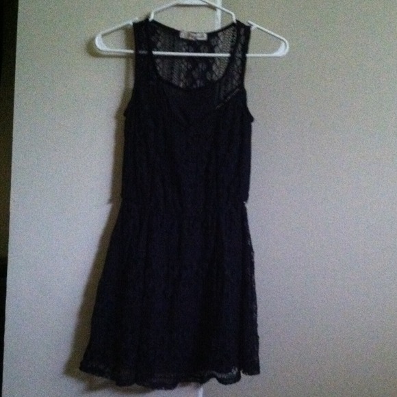 Navy blue dress