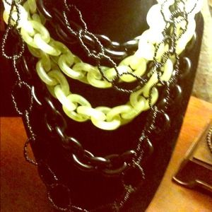 Bundle of three bold fashion chains. Reduced!