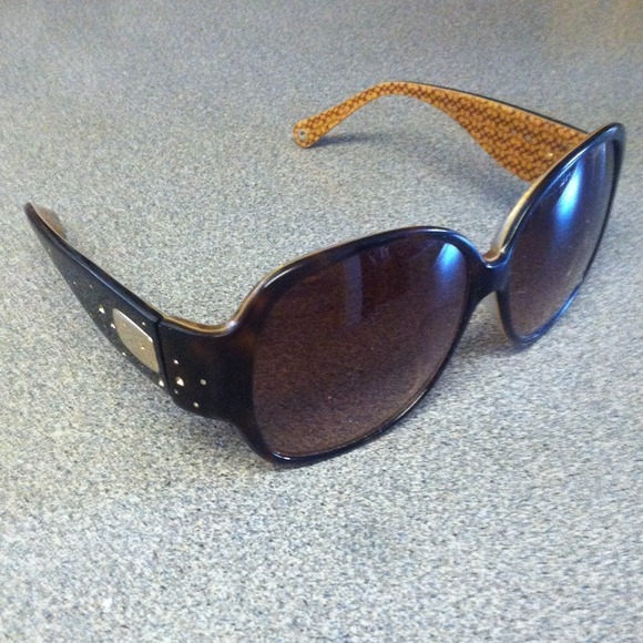 Tortoise shell Coach sunglasses