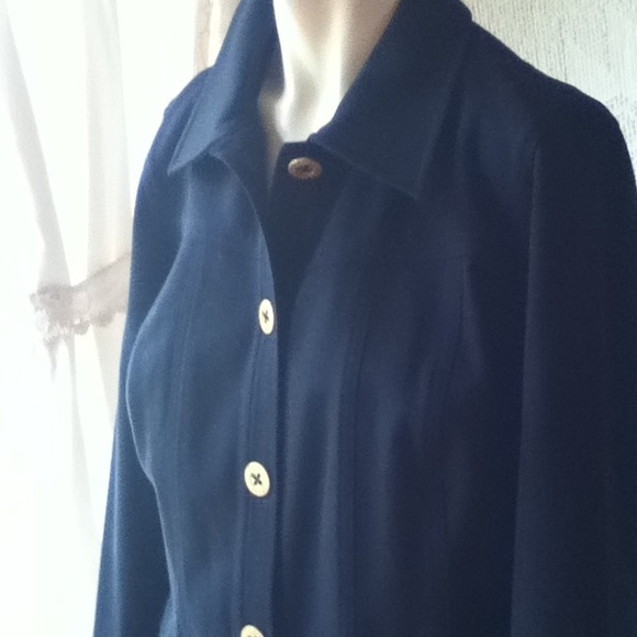 Saks Fifth Avenue Sport black stretch jacket