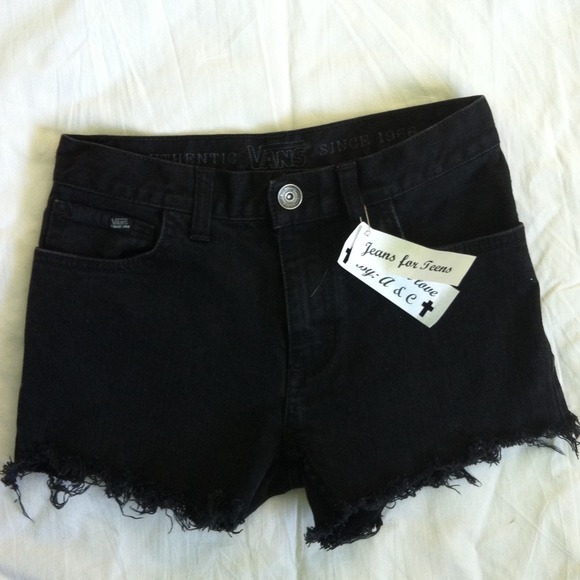 Authentic Vans High Waisted Moon Jean Shorts.