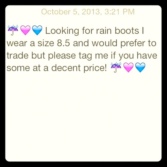 Rain boots