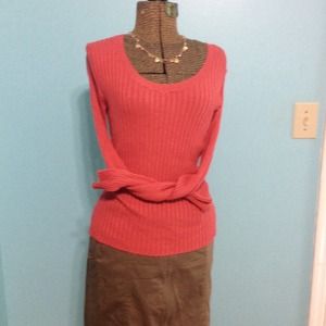 Merona sweater burnt orange