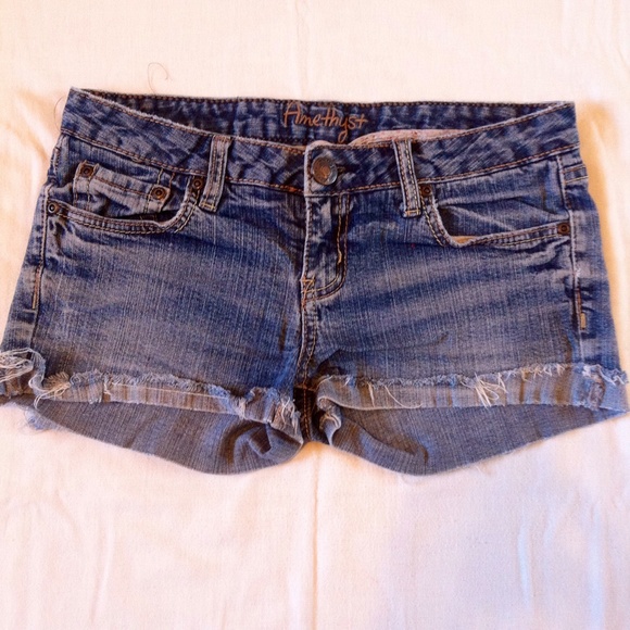 Cuffed Jean Shorts