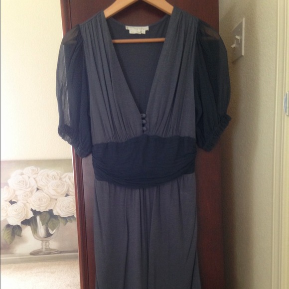 Slate blue dress