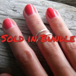 🚫SOLD🚫 Double Band Ring & Arrow Earrings