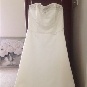 Formal off-white gown