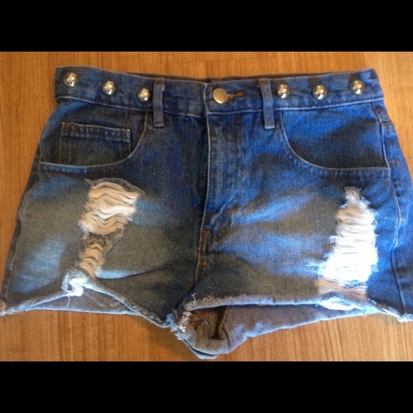 Forever 21 high waisted denim shorts