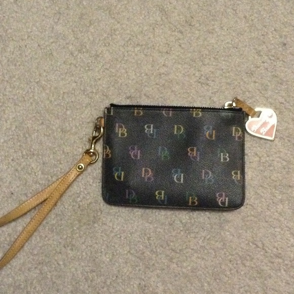SOLD!!!!! Dooney & Burke black wristlet