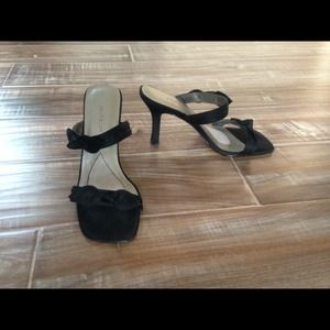 Black strappy sandals