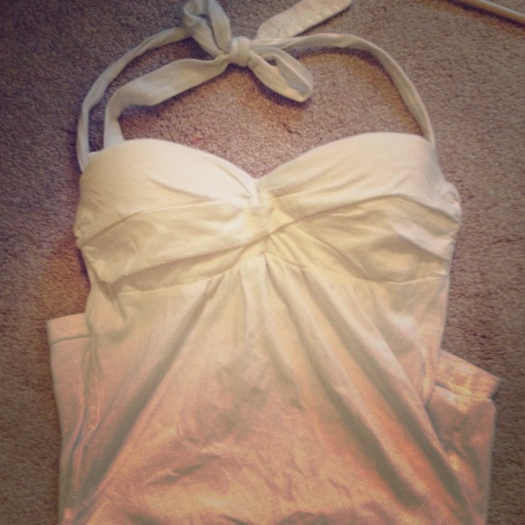 White Halter Top