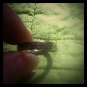 "Be the change you want to see in the world" ring