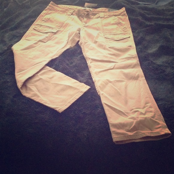 Ann Taylor Loft  "Marisa" Slim leg cargo pants.