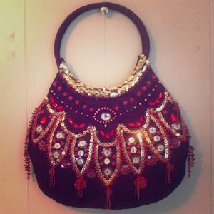 Beaded Bohemian Ethnic Purse