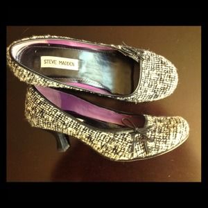 Steve Madden cross hatch heels
