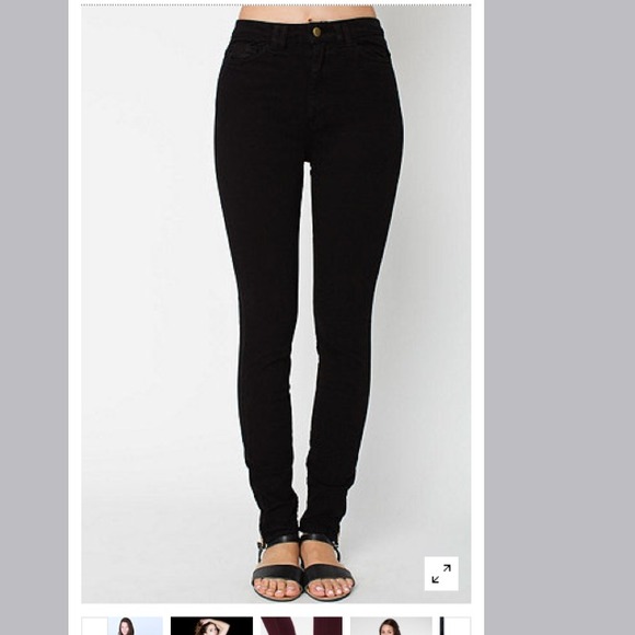 American Apparel High Waisted Pants