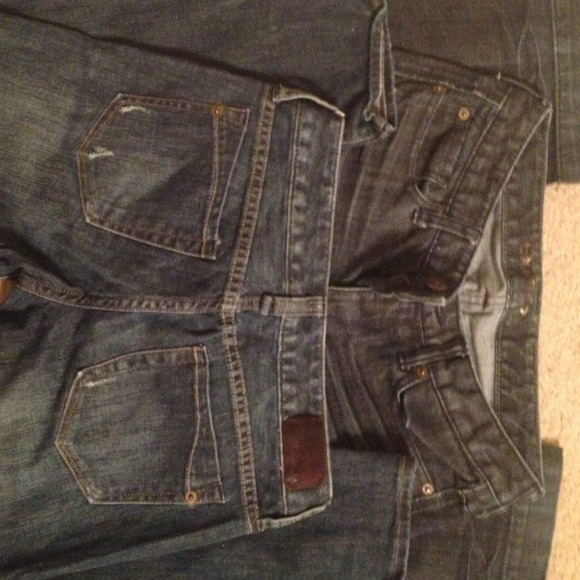 Lot of 4 pairs Express Jeans - Picture 3 of 4