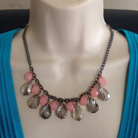Simply Vera Vera Wang Jewelry - Gunmetal Simply Vera Wang Crystal beaded necklace