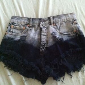 High waisted shorts
