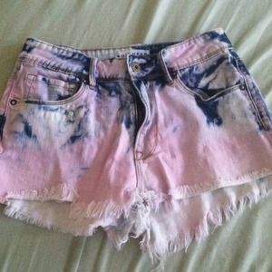 High waisted shorts