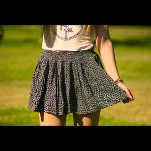 Brandy Melville Floral Skirt