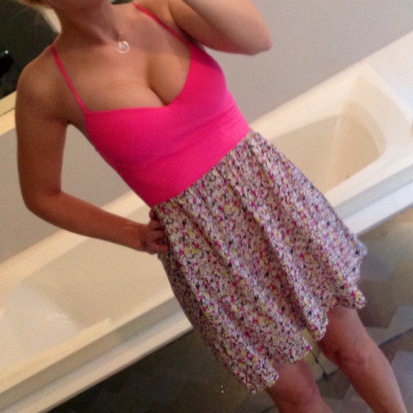 Victoria's Secret Dresses & Skirts - RESERVED VS Pink Floral Mini Dress Bundle