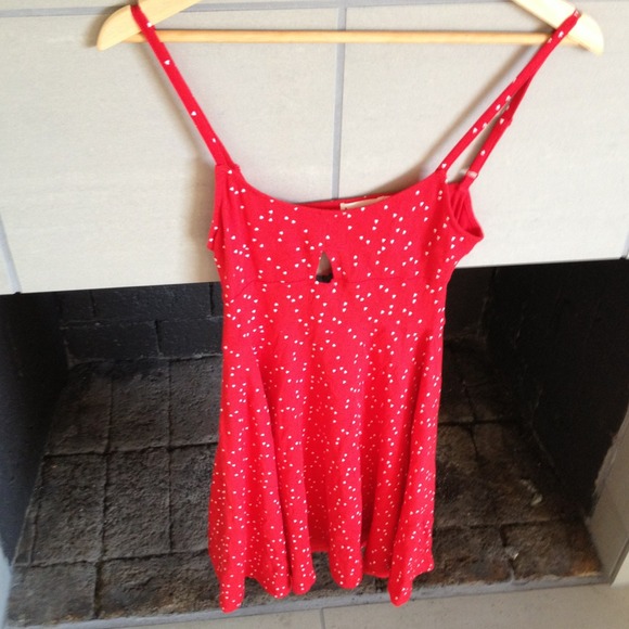 Urban Outfitters Red Heart Dress - small - new!