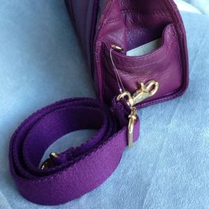 Tory Burch Bags - Tory Burch Leather Tiny Tory Tote Violet Tory Burch Bags - Tory Burch Leather Tiny Tory Tote Violet