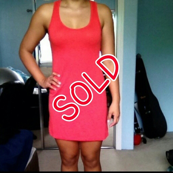 **BUNDLED**Coral tank top dress
