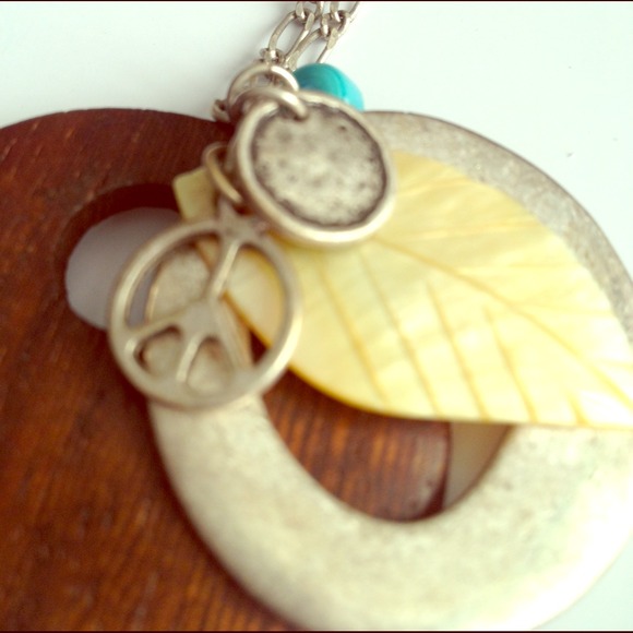 Peace and Feathers Necklace