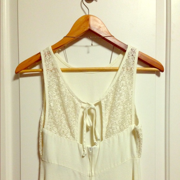 White boho dress