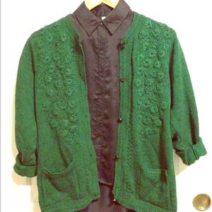 Green vintage sweeter