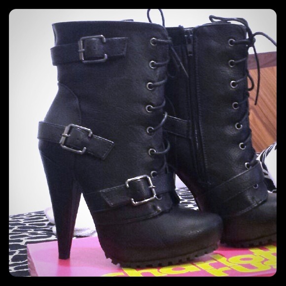 Charlotte Russe black booties