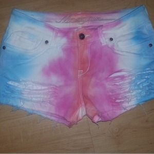 Tye dye shorts
