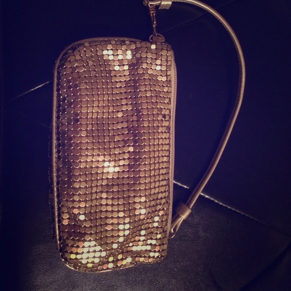 Gold night out clutch