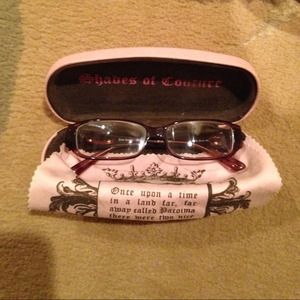 Juicy Couture prescription glasses.