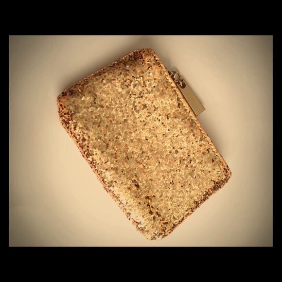 Glitter Gold Change Purse