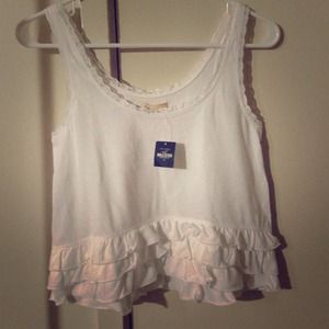 Hollister White Top XS