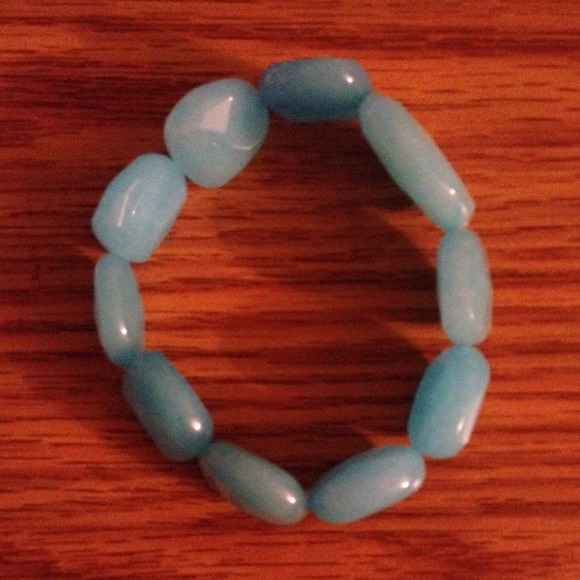 light blue bracelet