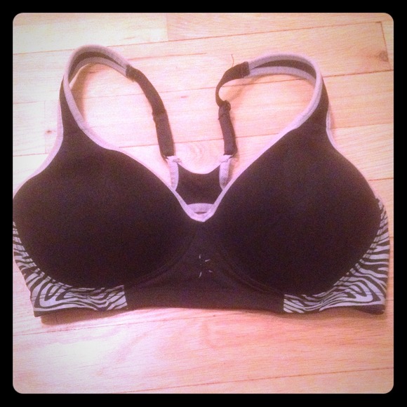 Zebra sports bra