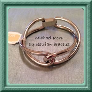 Michael Kors silver "equestrian" bracelet