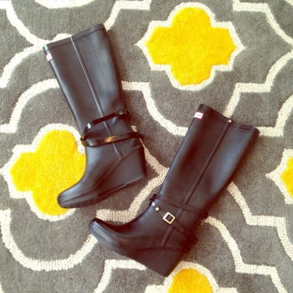 hunter wellies wedge