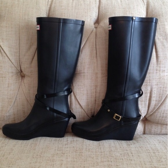hunter wellies wedge
