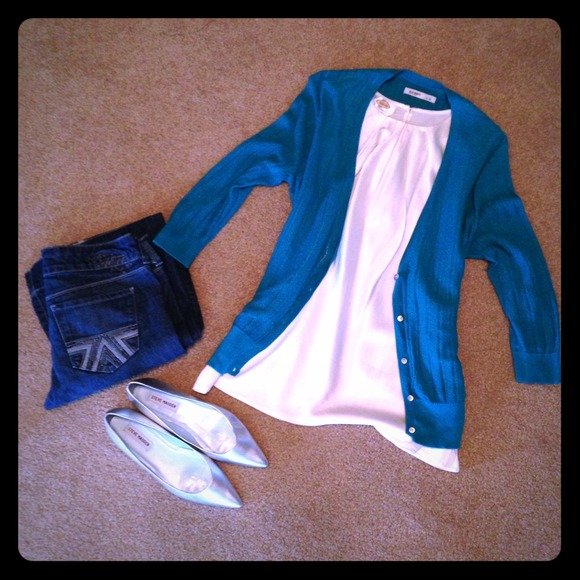 ❎BUNDLED❎lightweight turquoise cardigan 😍