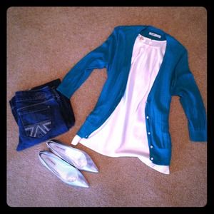 ❎BUNDLED❎lightweight turquoise cardigan 😍